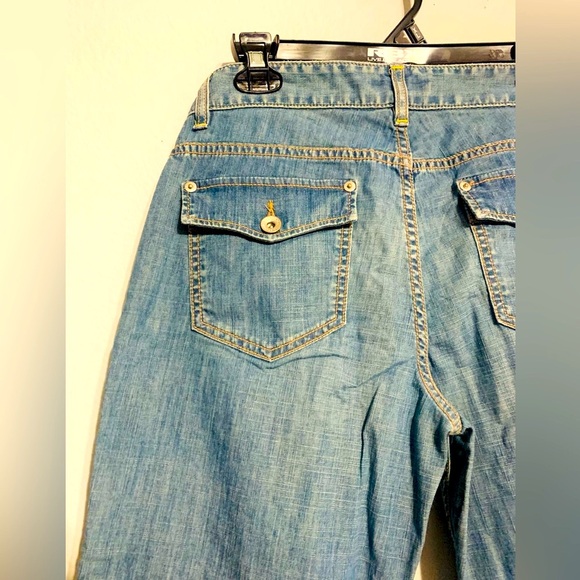 Banana Republic Women’s Crop Wide Leg Jeans. Size 6 - Picture 9 of 13